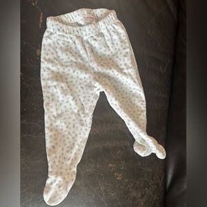 White Printed Kids Bottoms